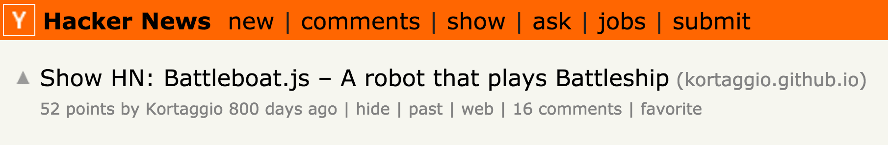 Screenshot of a Hacker News thread